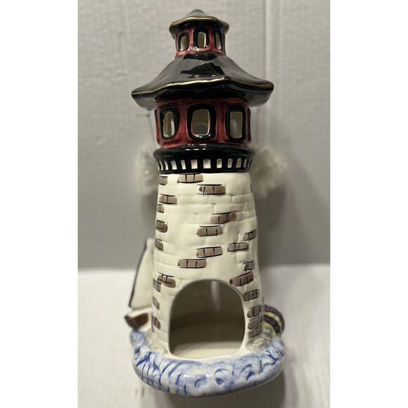 New‎ Elements Lighthouse Grand House Tealight Candle Holder Sea Ocean Sailboat - Picture 6 of 13